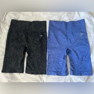 Gymshark Size M Animal Print Biker Workout Shorts